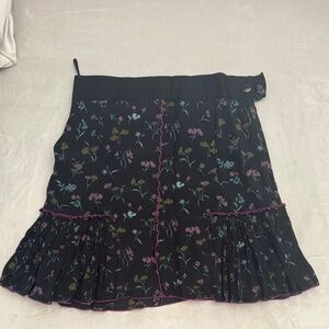 COACH Floral Mini Skirt